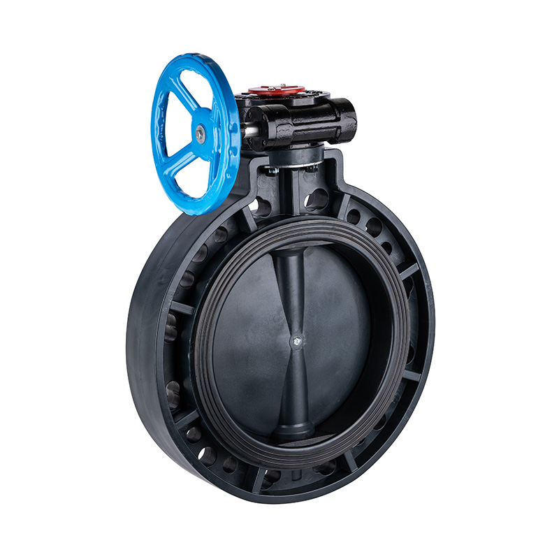 Comhla Féileacán Worm-Gear FRPP D371X-10S DN40-1000 40A-1000A JIS Standard