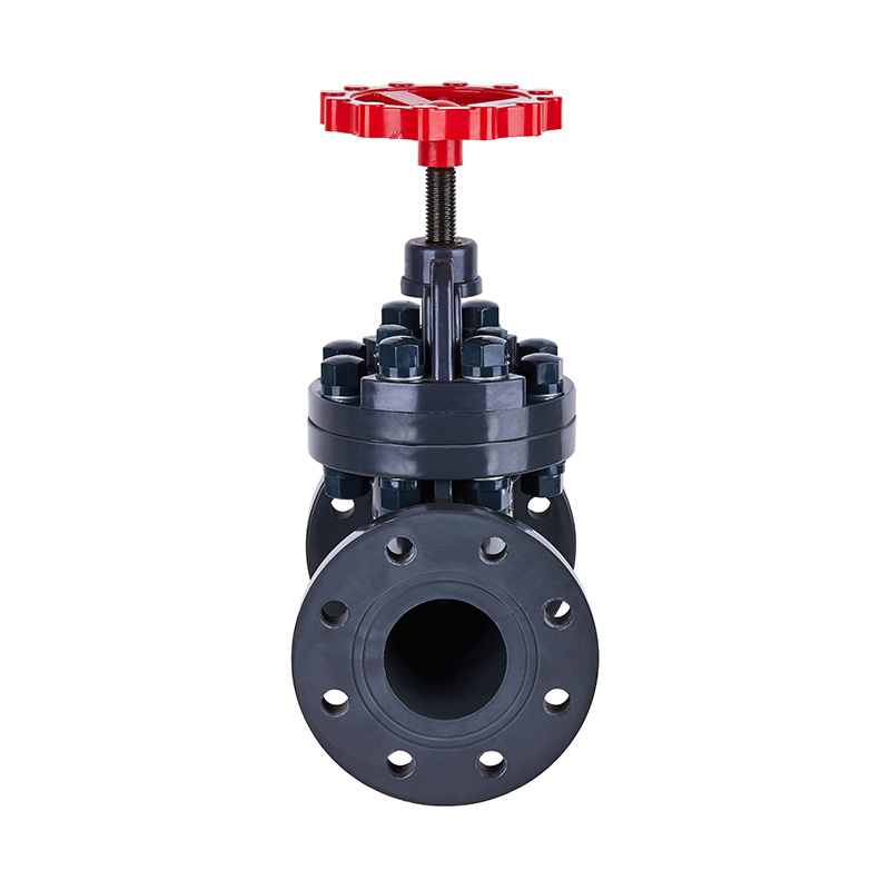 PVC-U J41F-10U Cineál Flage Comhla Cruinneog DN15-150 1/2'-6' Caighdeán ANSI
