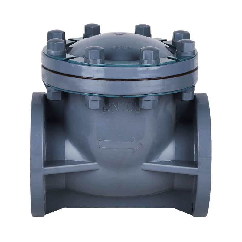 Comhla Seiceála Cineál Swing PVC-C H44F-10V DN15-300 GB Caighdeánach