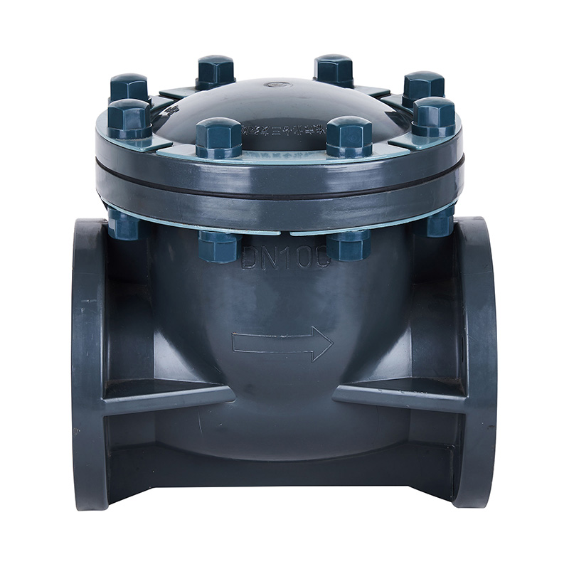 Comhla Seiceála Cineál Swing PVC-U H44F-10U DN15-300 GB sraith