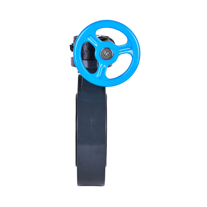 Comhla Féileacán Worm-Gear PVC-U D371X-10U DN40-1000 40A-1000A JIS Standard
