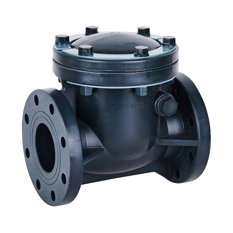 Comhla Seiceála Cineál Swing FRPP H44F-10S DN15-300 1/2'-12' Caighdeán ANSI