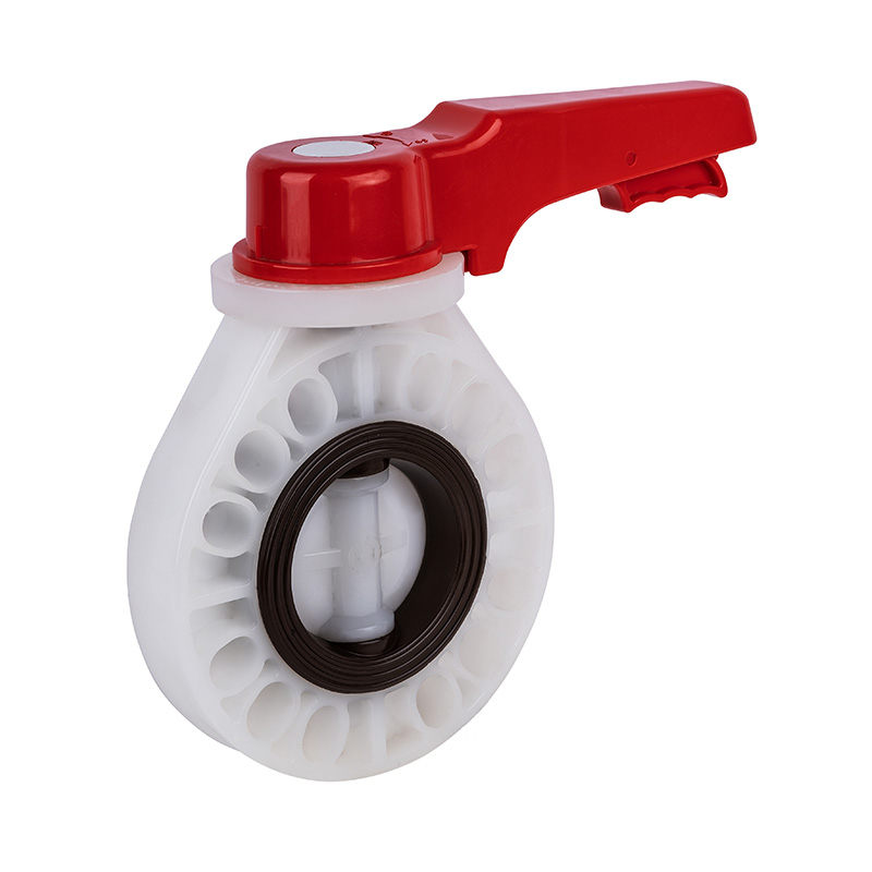 Comhla Féileacán Láimhseáil PVDF D71X-10F DN40-200 1-1/2'-8' Caighdeán ANSI