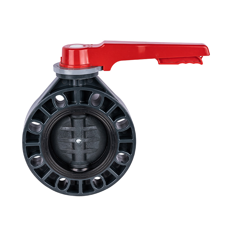 Comhla Féileacán Láimhseáil PVC-U D71X-10U DN15-200 15A-200A Caighdeán JIS
