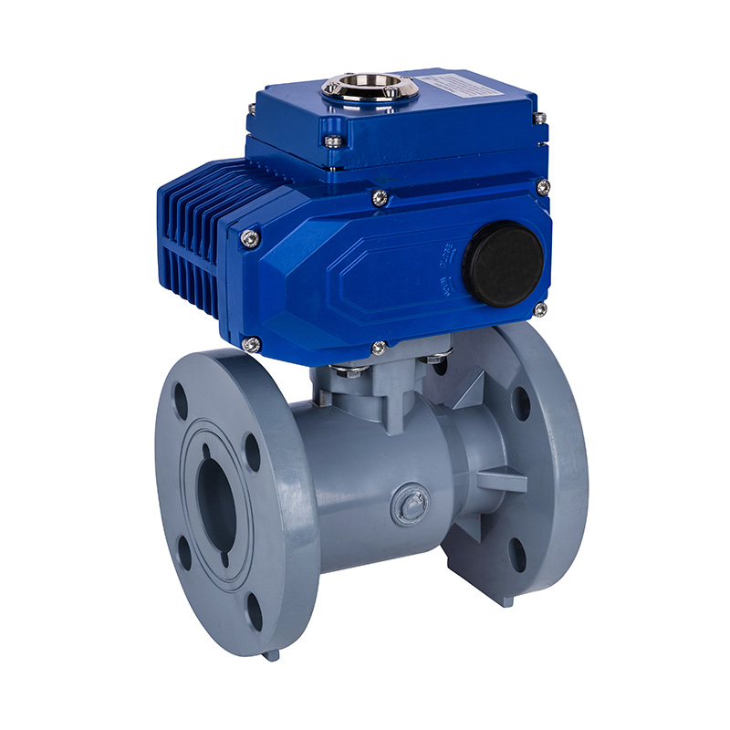 Comhla Liathróid Flange Leictreach PVC-C D941F-10V Caighdeán DN15-300 GB