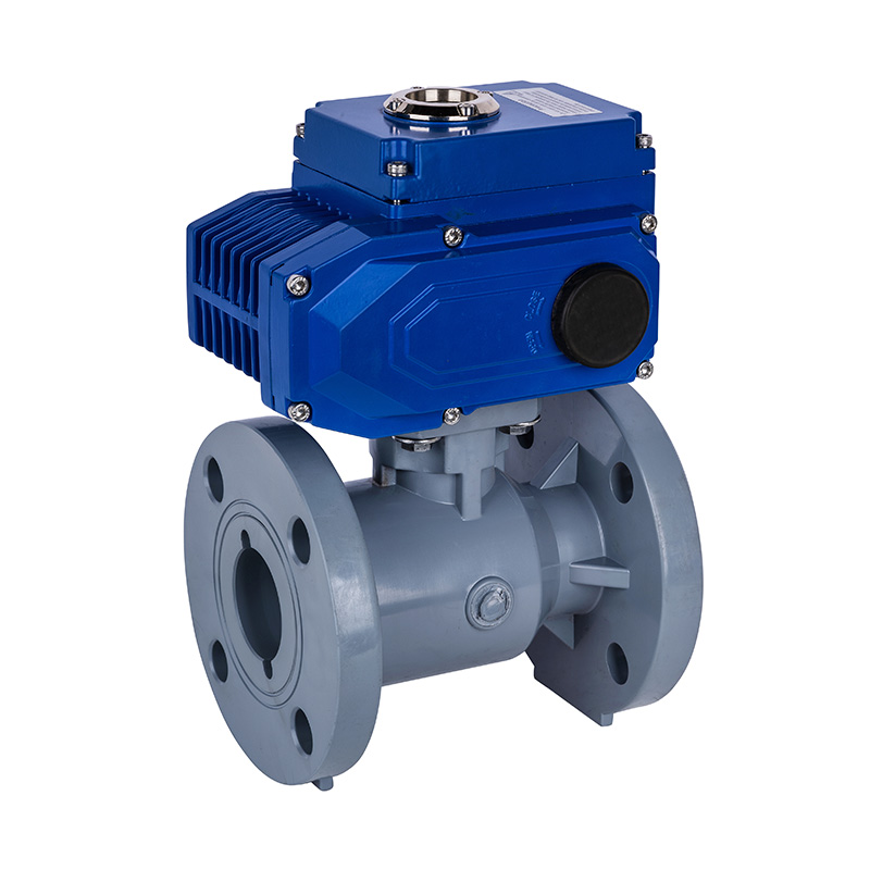 Comhla Liathróid Flange Leictreach PVC-C D941F-10V DN15-300 1/2'-12' Caighdeán ANSI