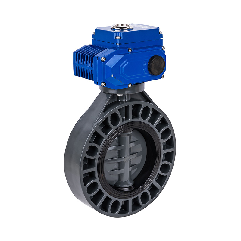 Comhla Féileacán Leictreach FRPP D971X-10S DN32-1000 1-1/4'-30' Caighdeán ANSI