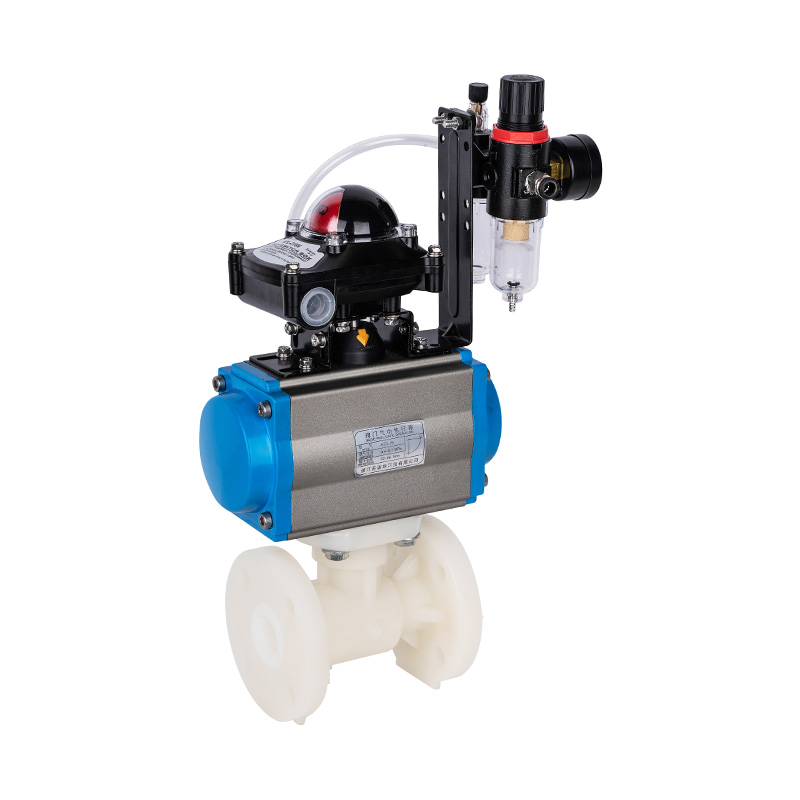 PVDF Q641F-10F Comhla Liathróid Flange Aeroibrithe DN15-300 GB