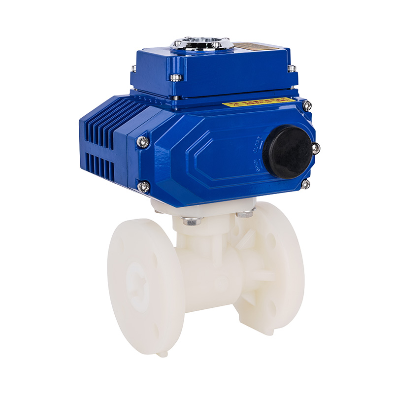 Comhla Liathróid Flange Leictreach PVDF D941F-10F DN15-300 1/2'-12' Caighdeán ANSI