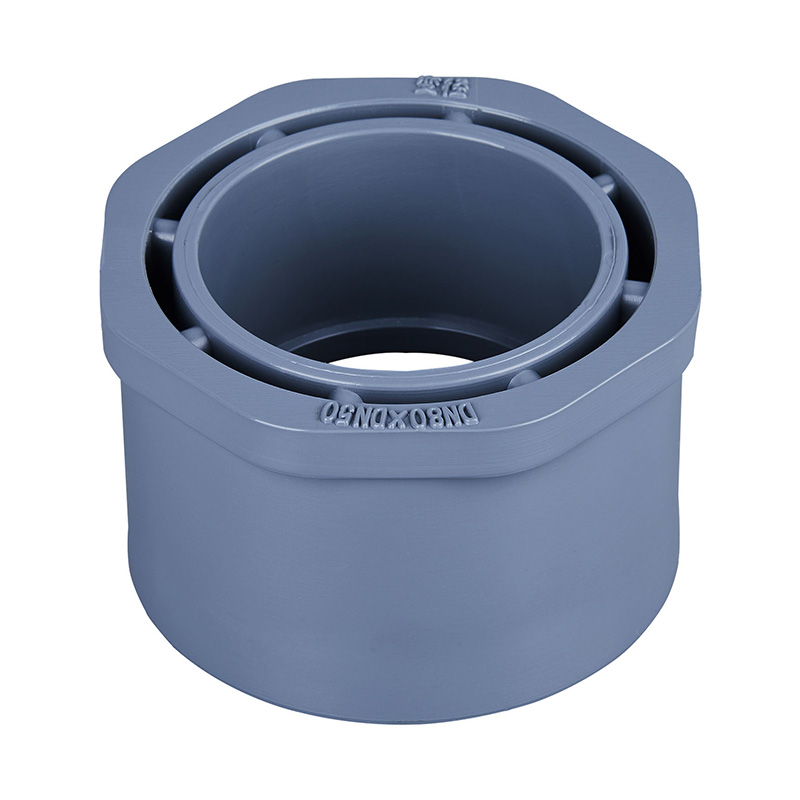 Laghdaitheoir PVC-C Bushing DN15*20-400*350 GB caighdeánach
