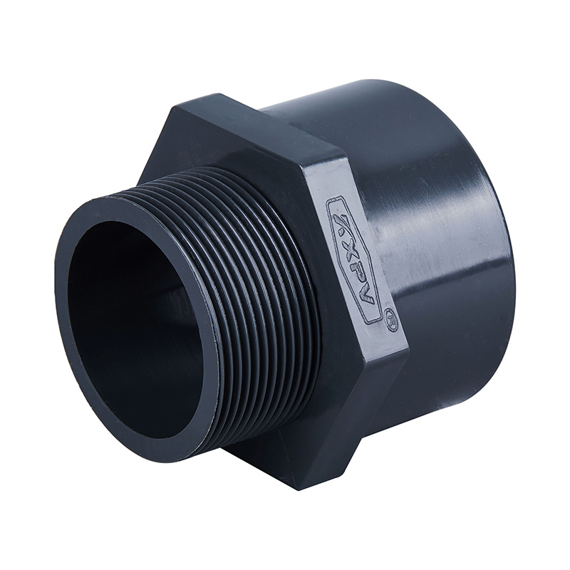 Adaptóir Snaithithe Fireann PVC-U Caighdeán DN15-50 GB