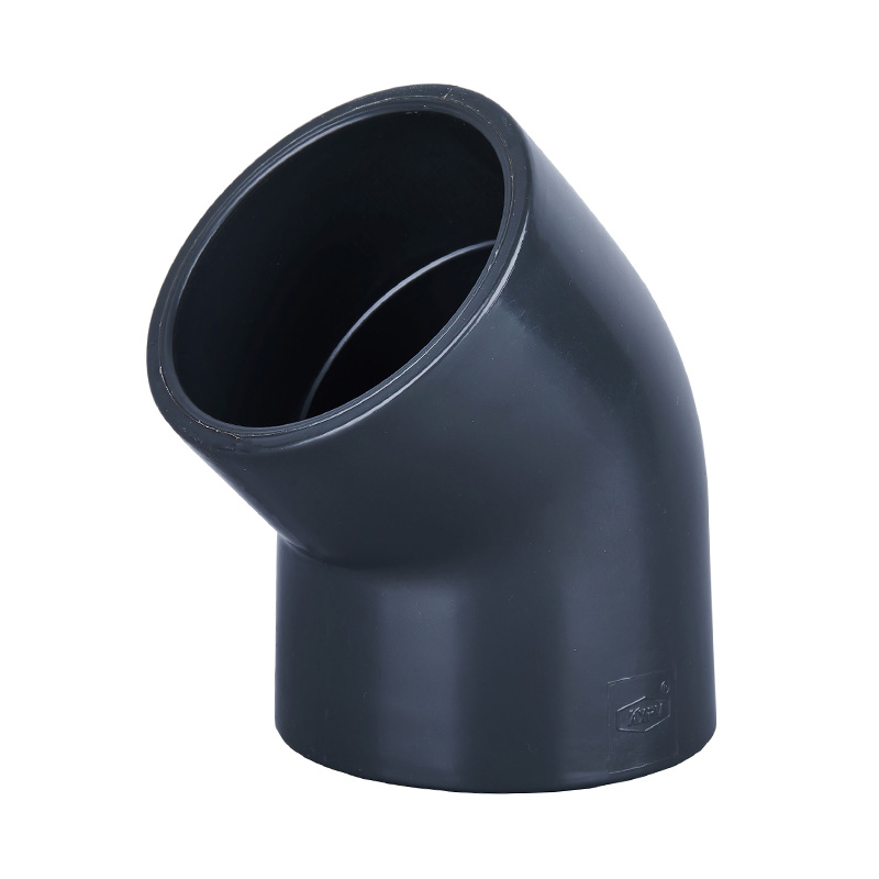 PVC-U 45° Elbow DN15-600 1/2'-24' Caighdeán ANSI