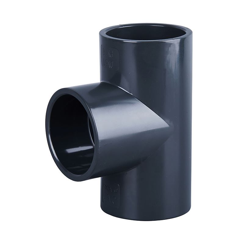 PVC-U Tee DN15-600 1/2'-24' Caighdeán ANSI